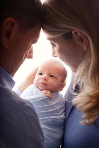 Family photos Newborn baby photo shoot in Cologne